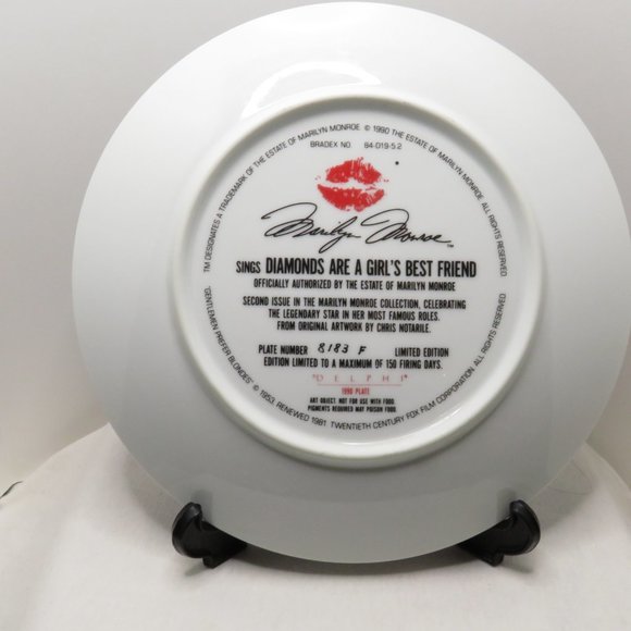 Gorgeous collectible & Vintage Marilyn Monroe plate - Picture 2 of 2